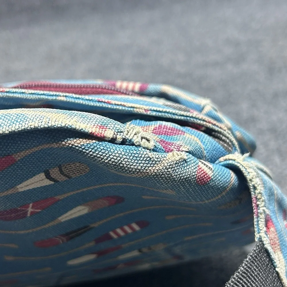 KAVU Rope Bag Sling Backpack Row House Cotton Canvas